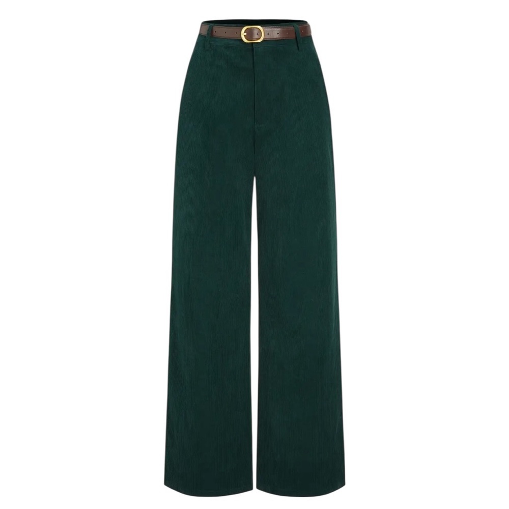 Cider Dark Green corduroy Pants